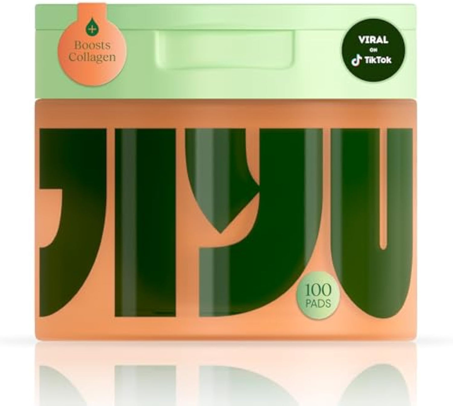 Jiyu Korean Skincare Anti-Aging Toner Pads with Snail Mucin, Centella Asiatica, Niacinamide, Peptide Complex - 100 ct.